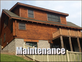  Keswick, Virginia Log Home Maintenance